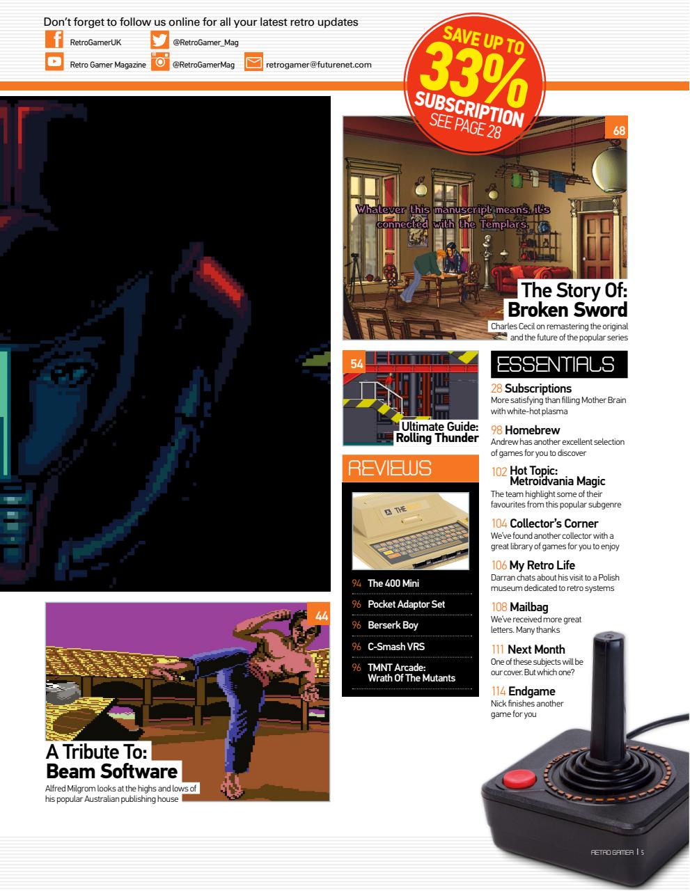 Retro Gamer Preview Pages