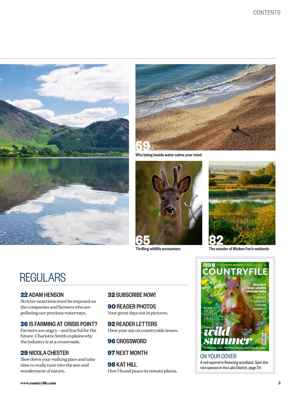 BBC Countryfile Magazine Preview Pages