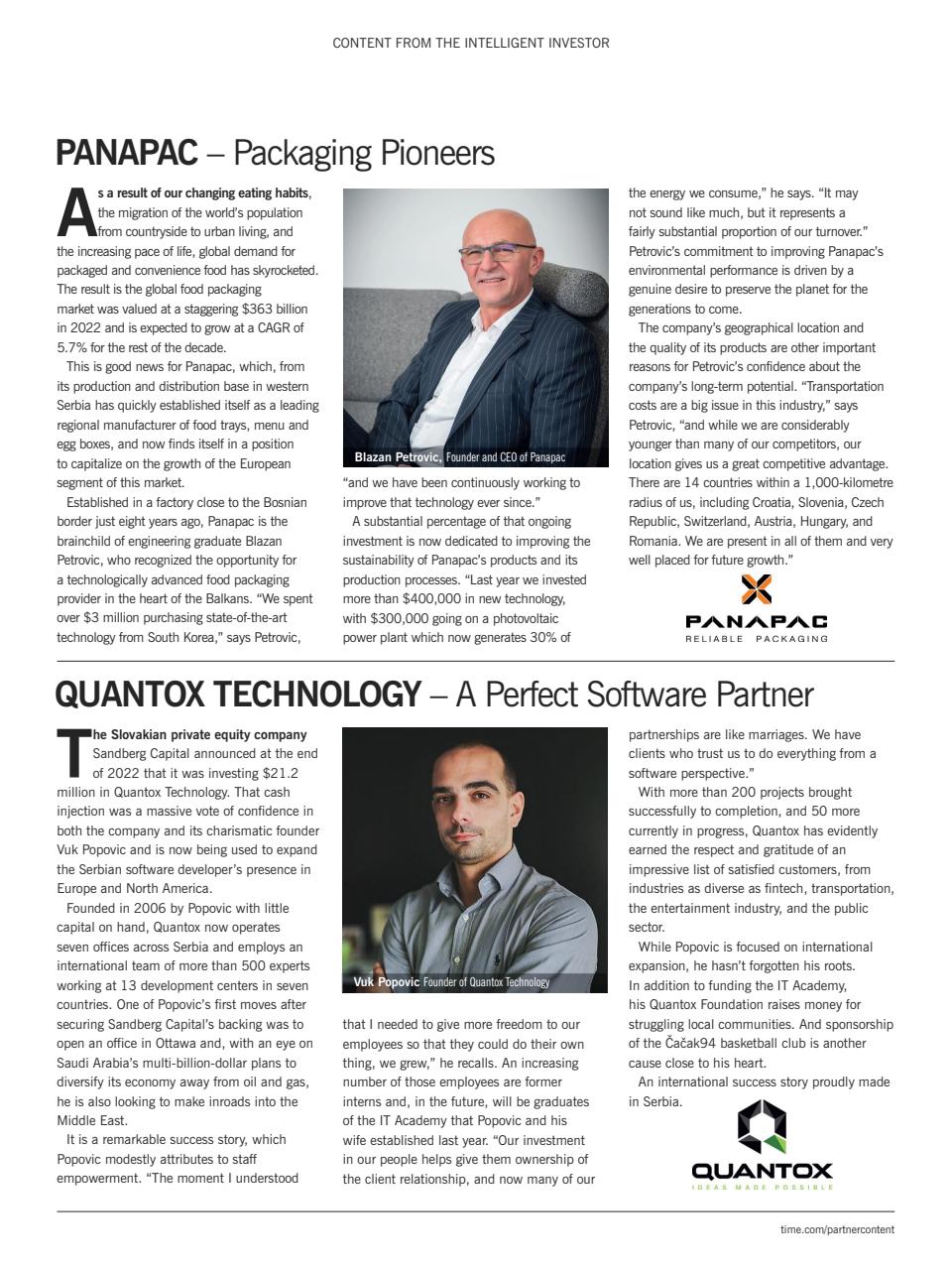 TIME Magazine Europe Preview Pages