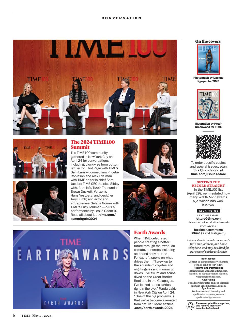TIME Magazine Europe Preview Pages