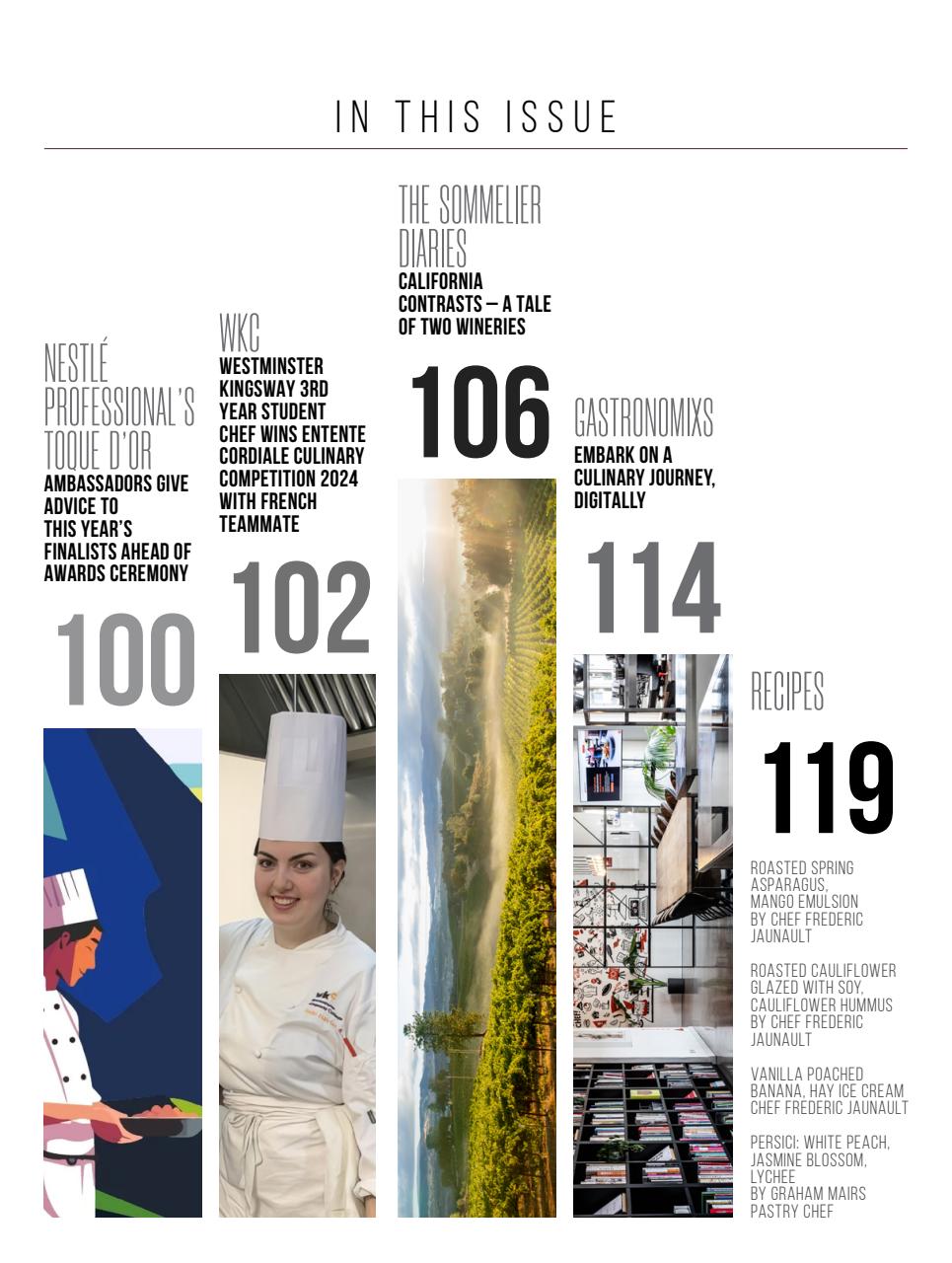 Chef & Restaurant Magazine Preview Pages