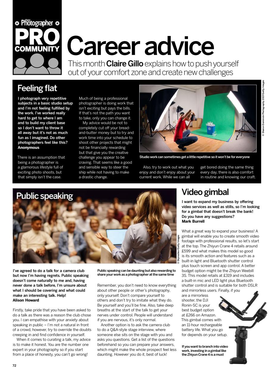 Digital Photographer Preview Pages