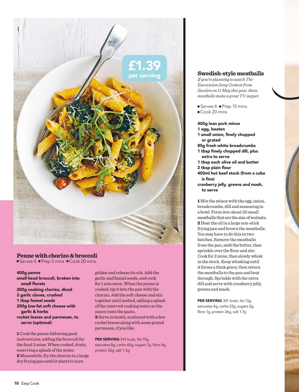 Easy Cook Magazine Preview Pages
