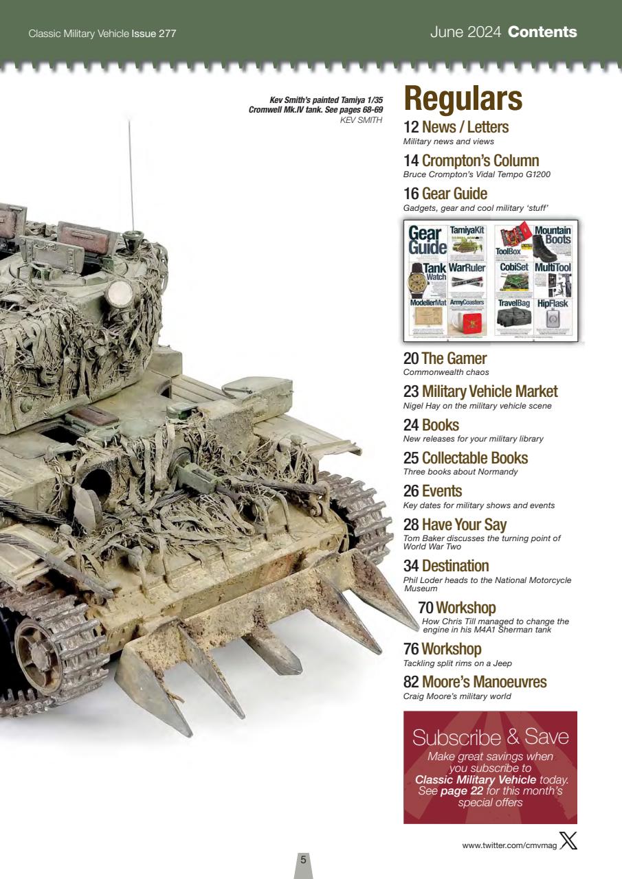 Classic Military Vehicle Preview Pages