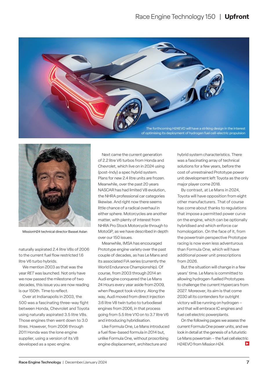 Race Engine Technology Preview Pages