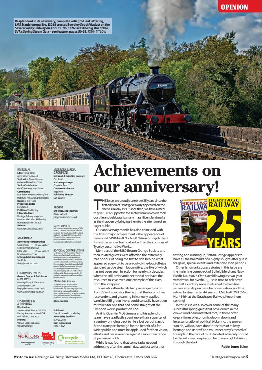 Heritage Railway Preview Pages