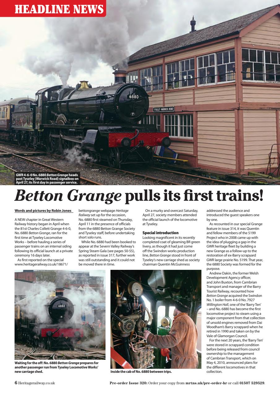 Heritage Railway Preview Pages