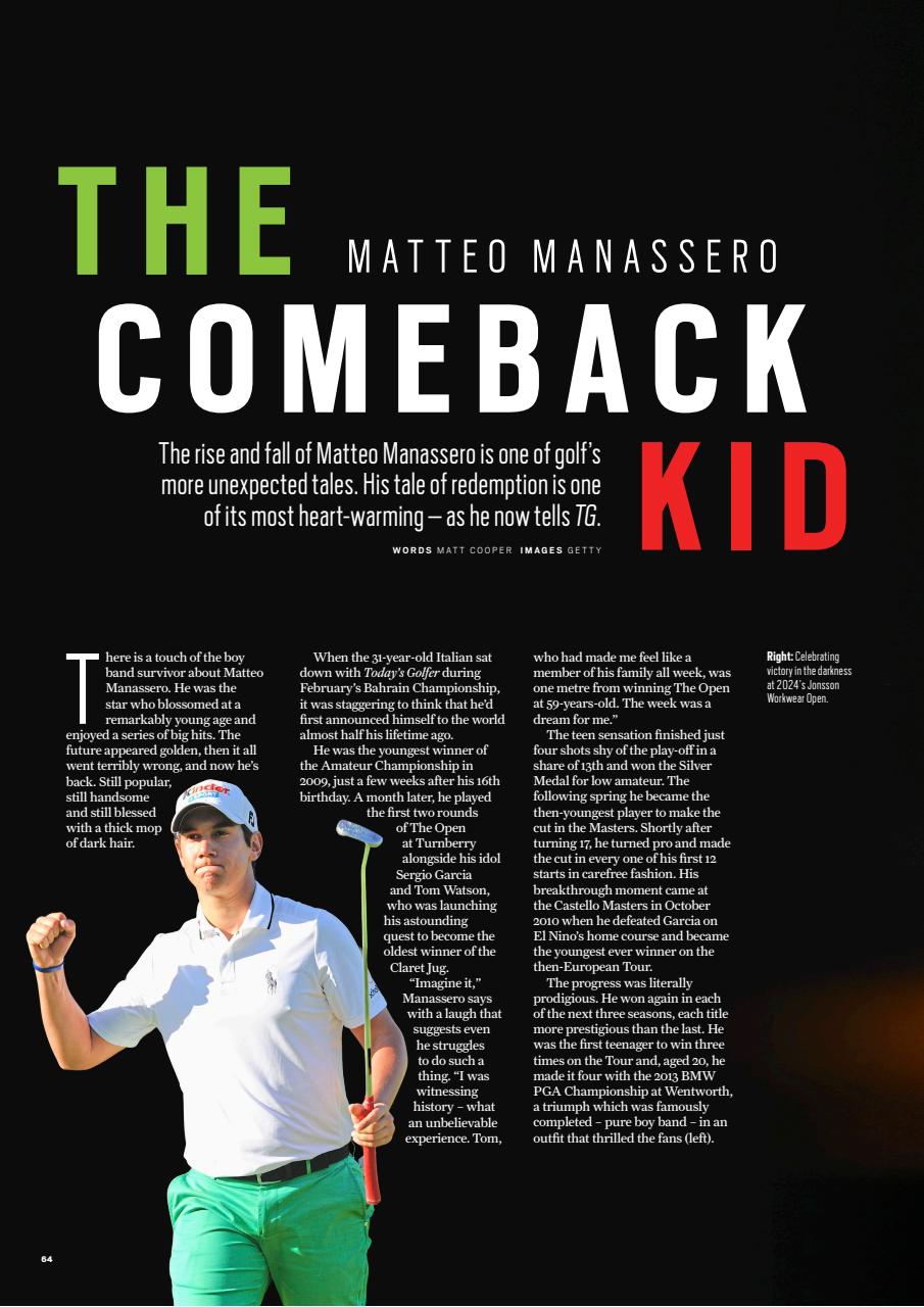 Today's Golfer Preview Pages