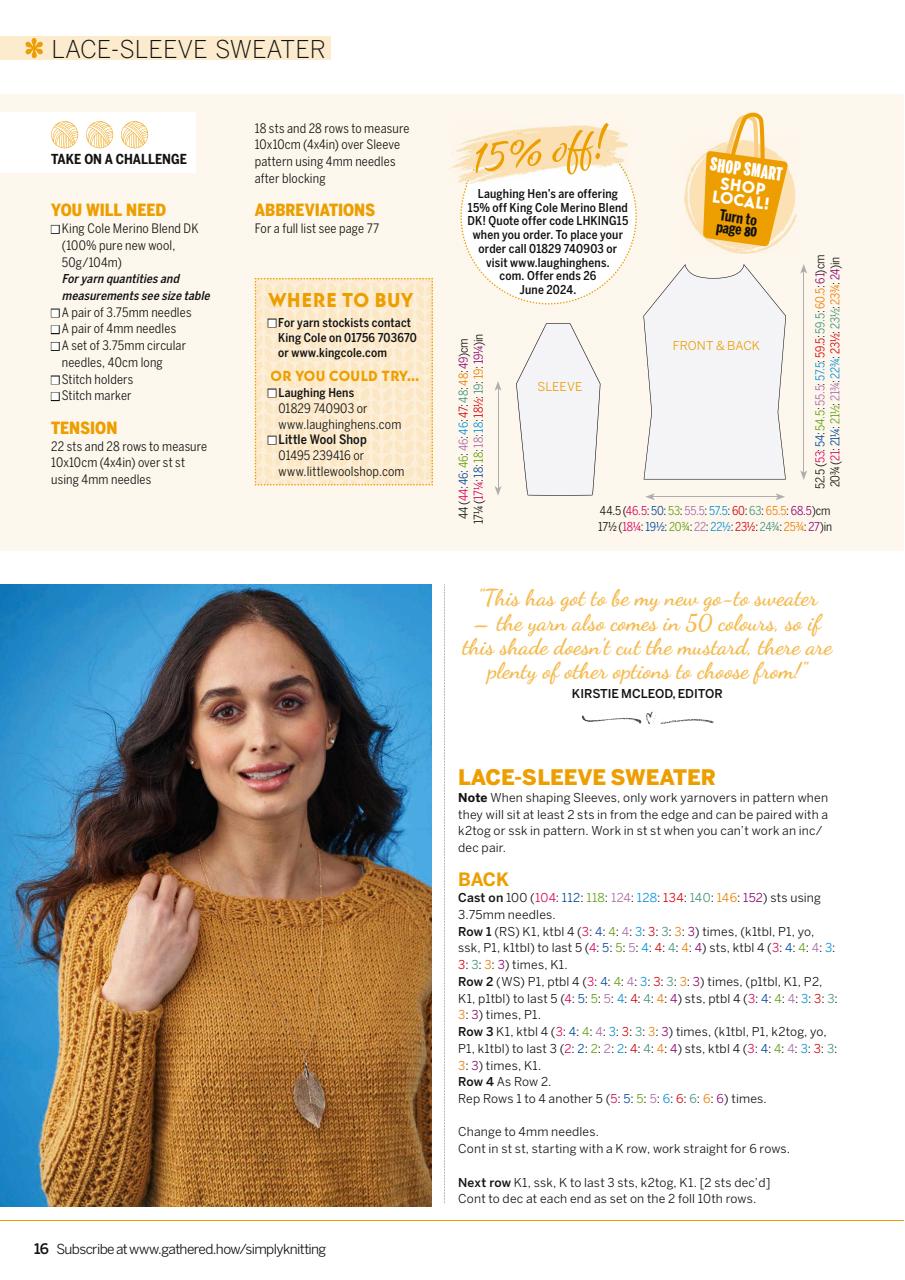 Simply Knitting Preview Pages