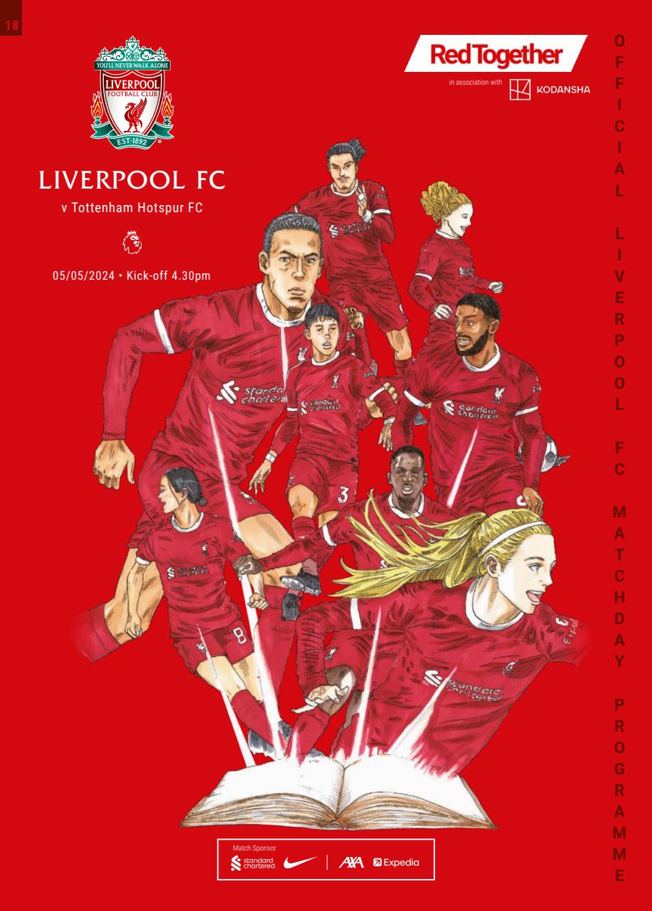Liverpool FC Programmes Preview Pages