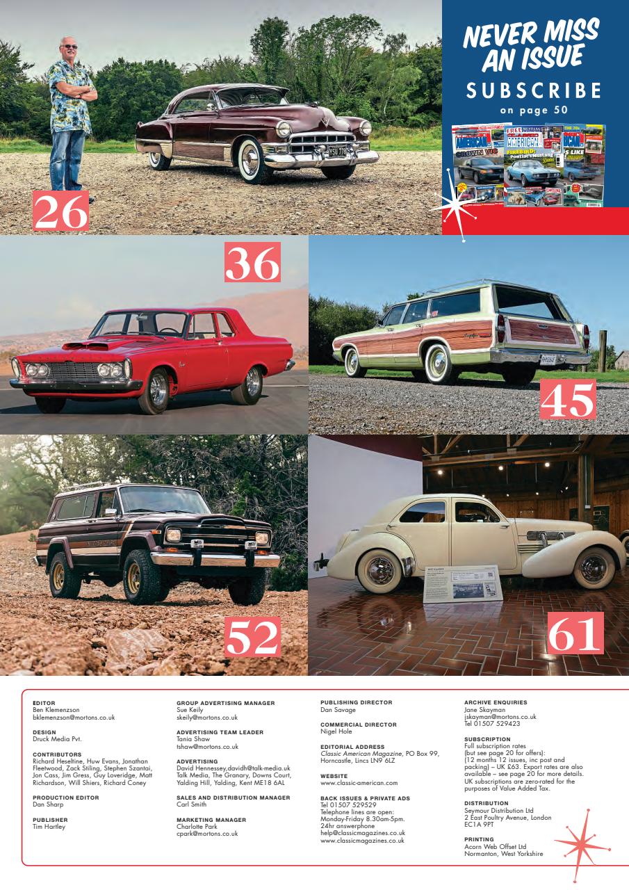 Classic American Magazine Preview Pages