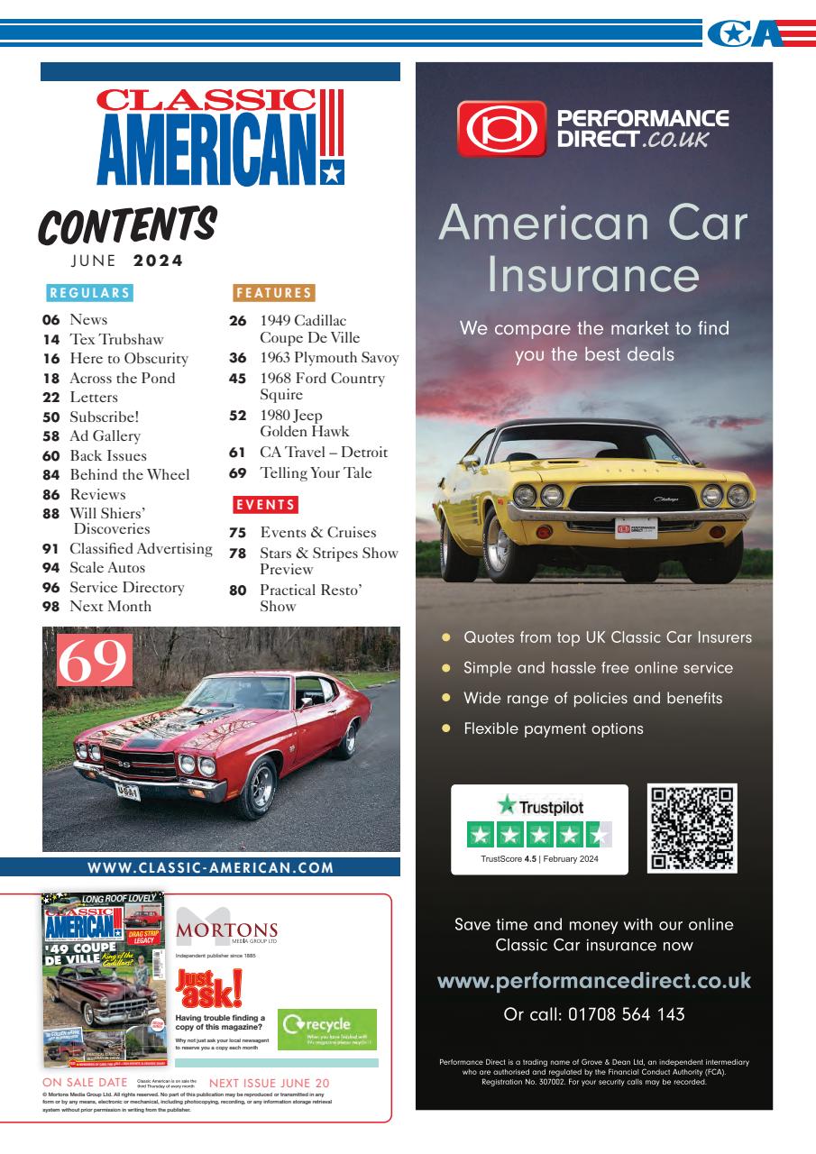 Classic American Magazine Preview Pages