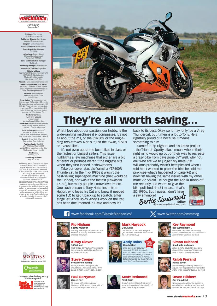 Classic Motorcycle Mechanics Preview Pages