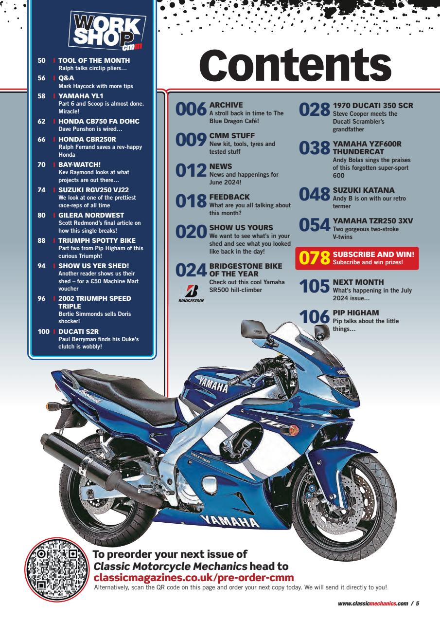 Classic Motorcycle Mechanics Preview Pages