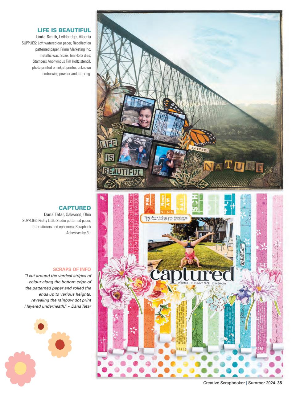 Creative Scrapbooker Preview Pages