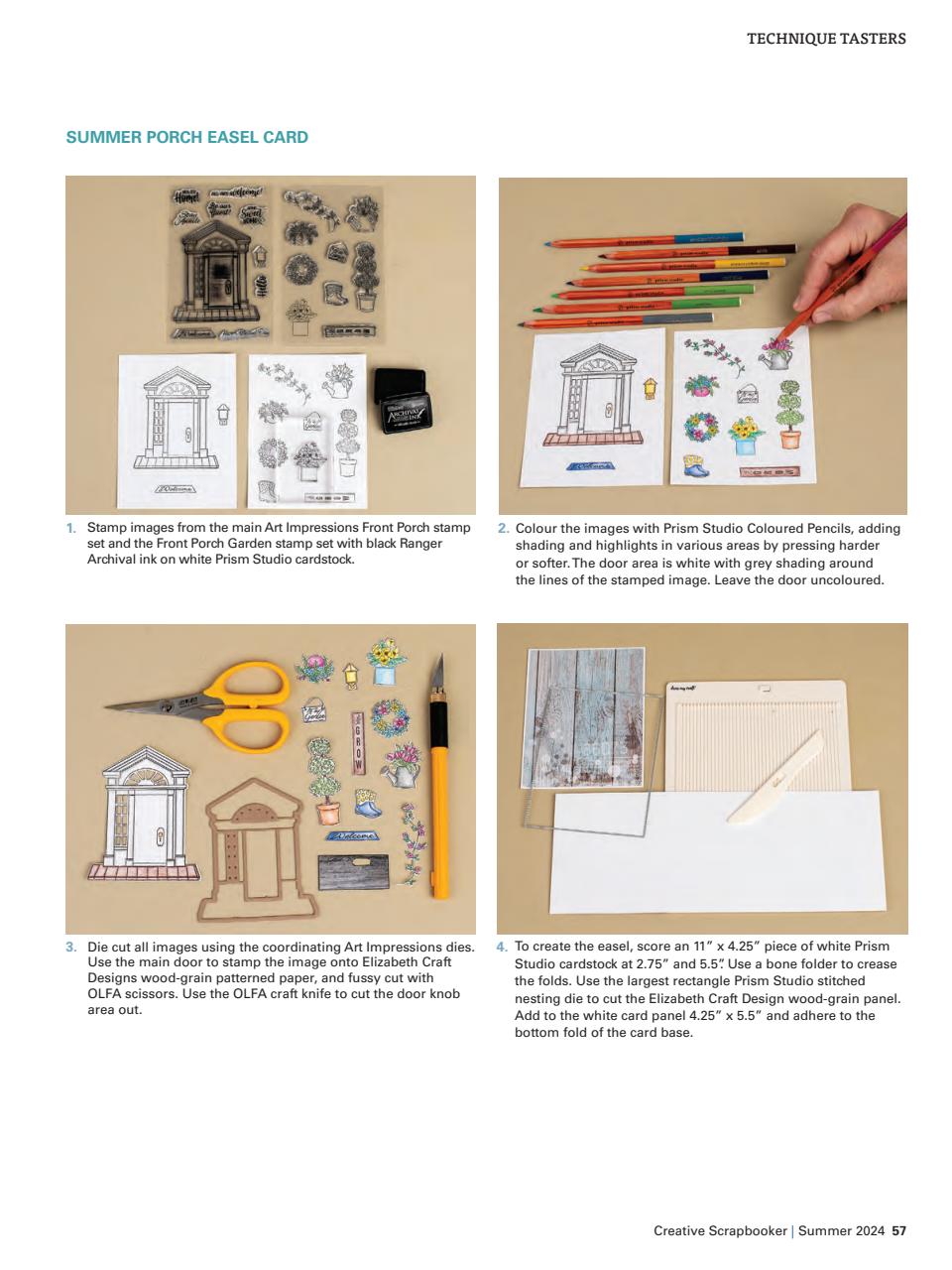 Creative Scrapbooker Preview Pages