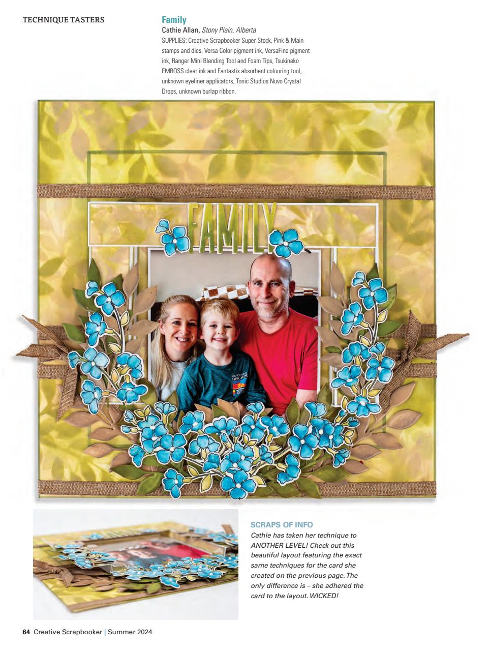 Creative Scrapbooker Preview Pages