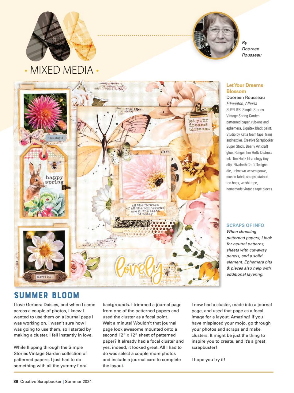 Creative Scrapbooker Preview Pages
