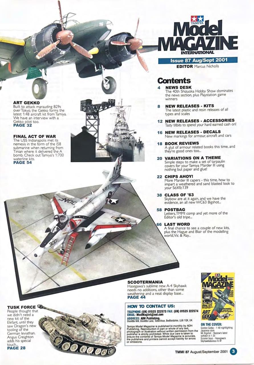 Tamiya Model Magazine Preview Pages