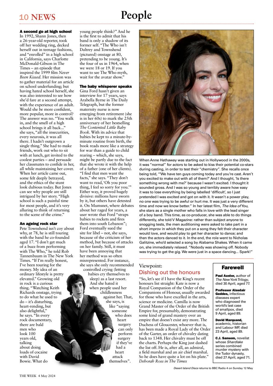 The Week Preview Pages