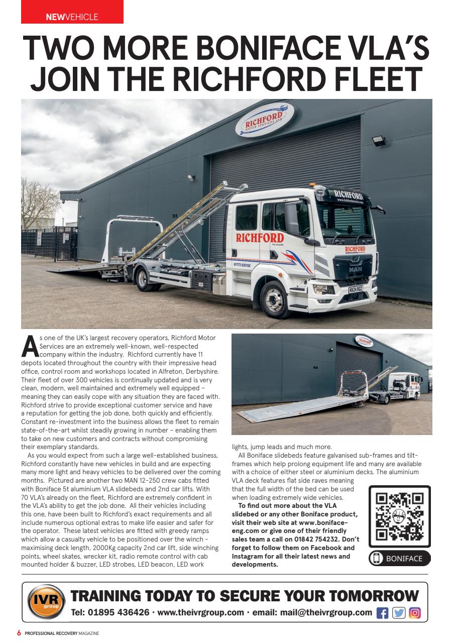 Professional Recovery Magazine Preview Pages