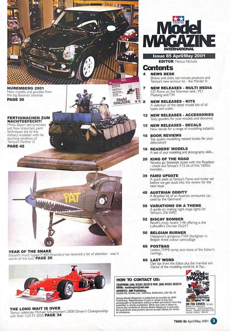 Tamiya Model Magazine Preview Pages