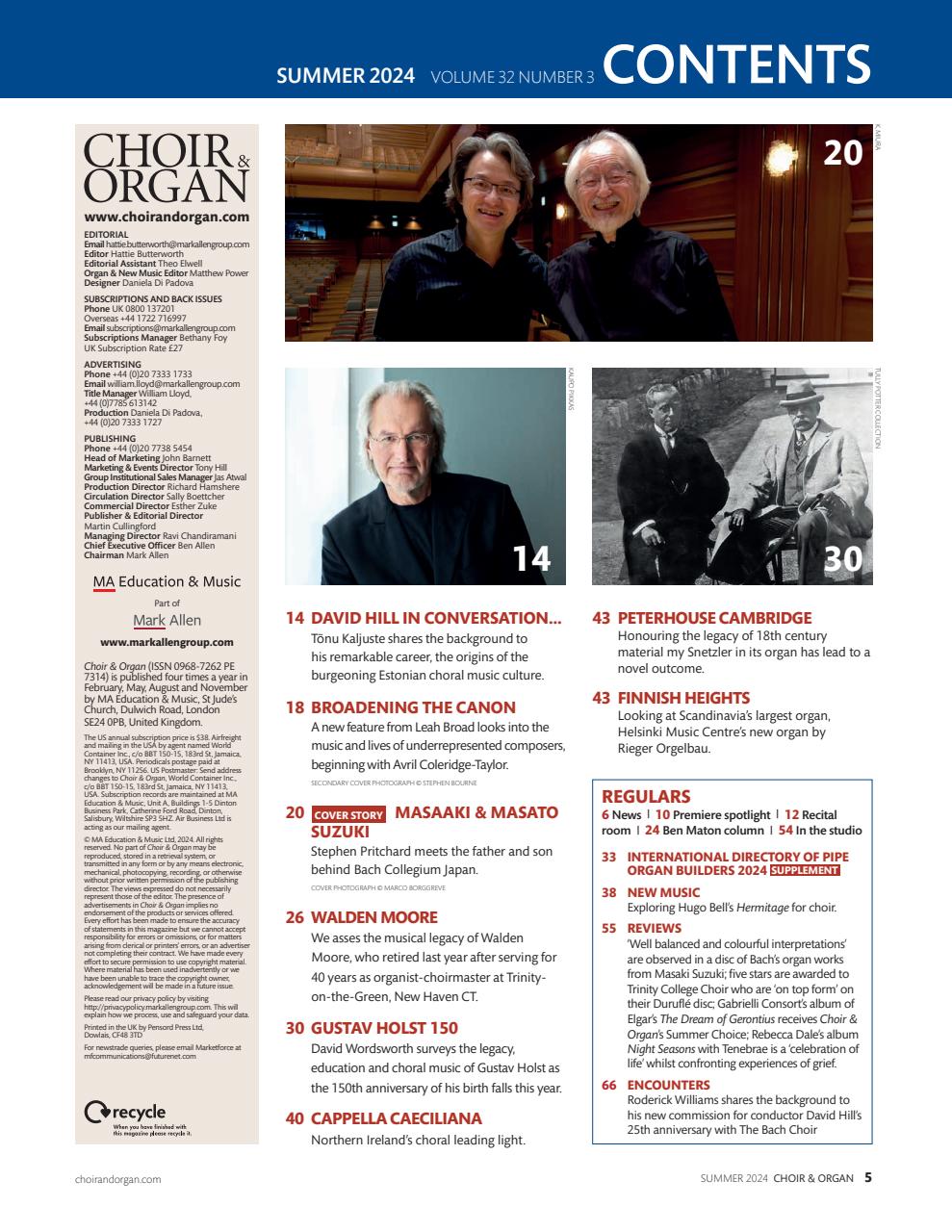 Choir & Organ Preview Pages