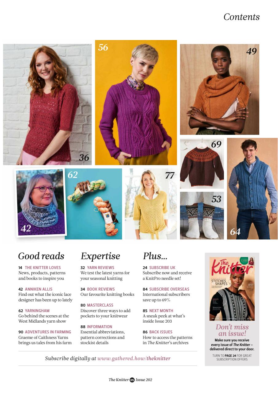 The Knitter Preview Pages
