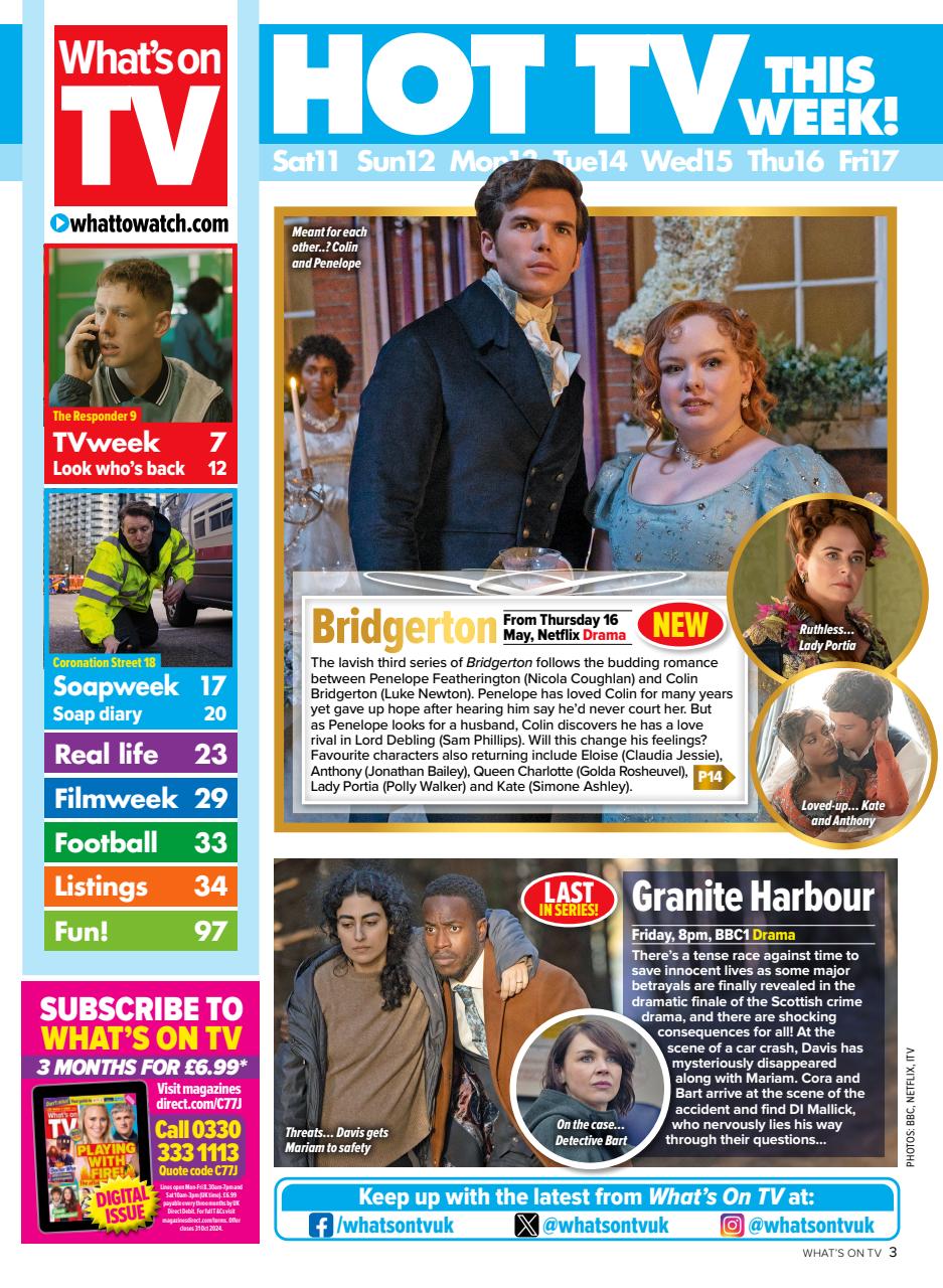 What's on TV Preview Pages