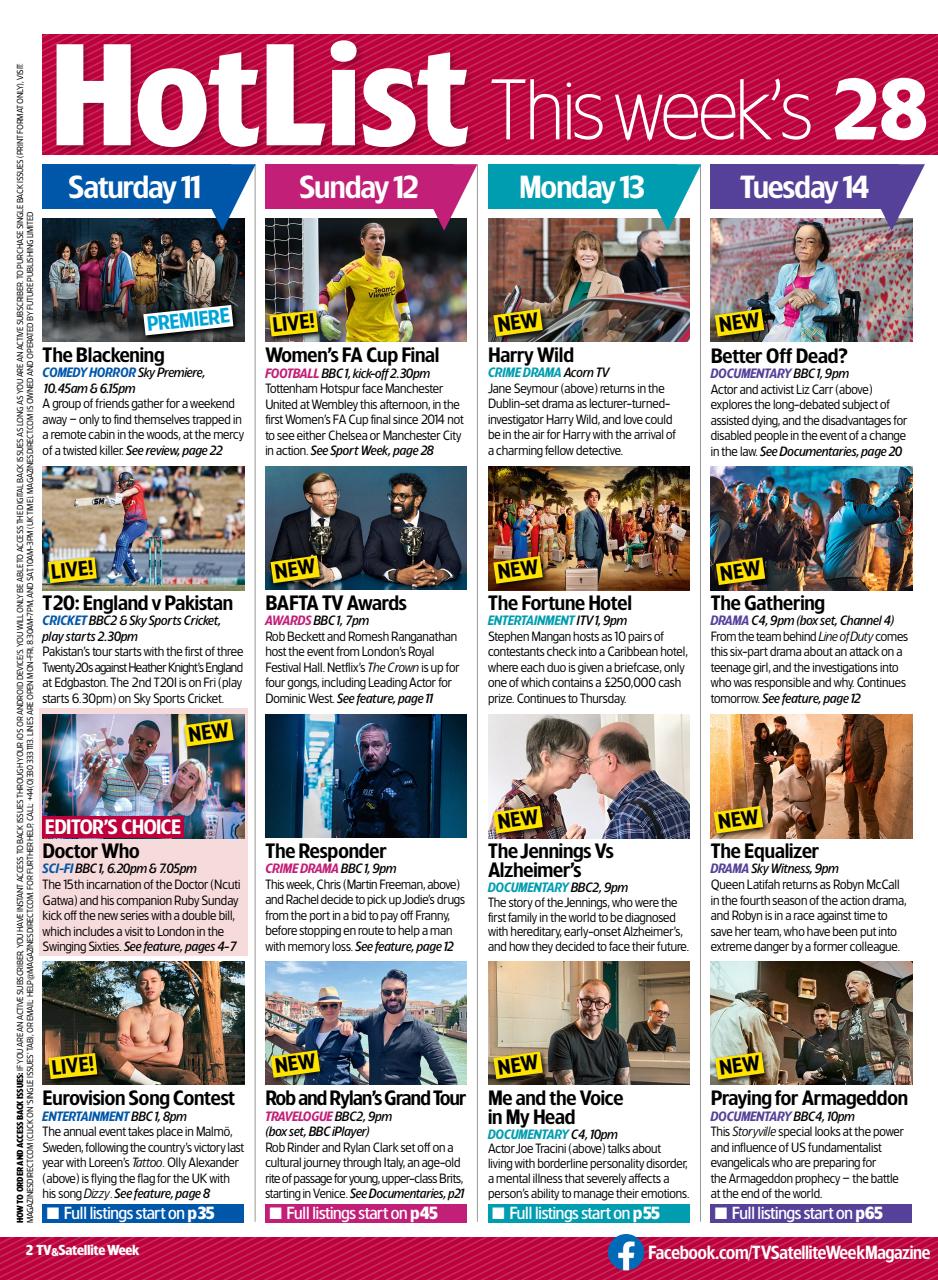 TV & Satellite Week Preview Pages