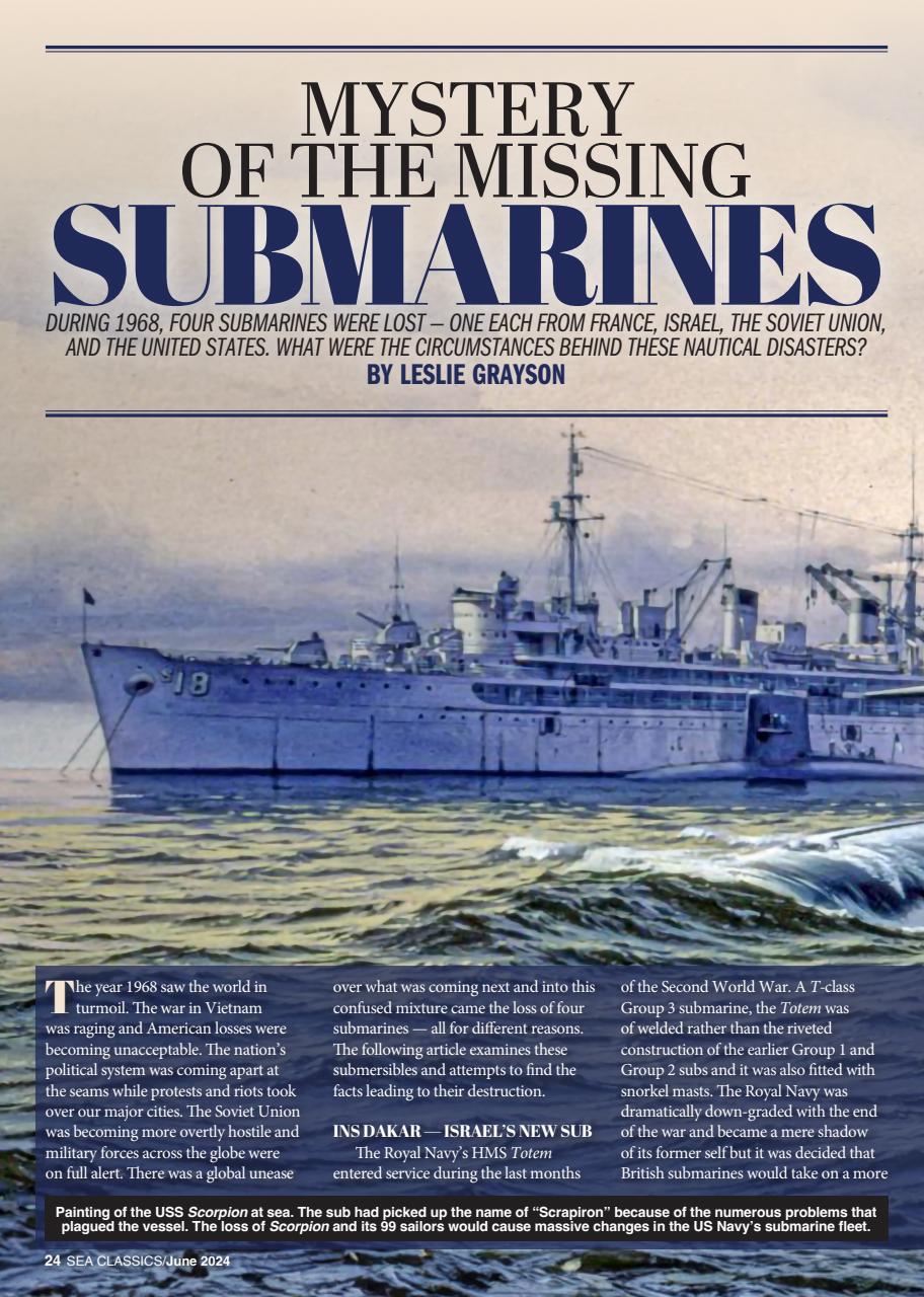 Sea Classics - Where History Sets Sail Preview Pages