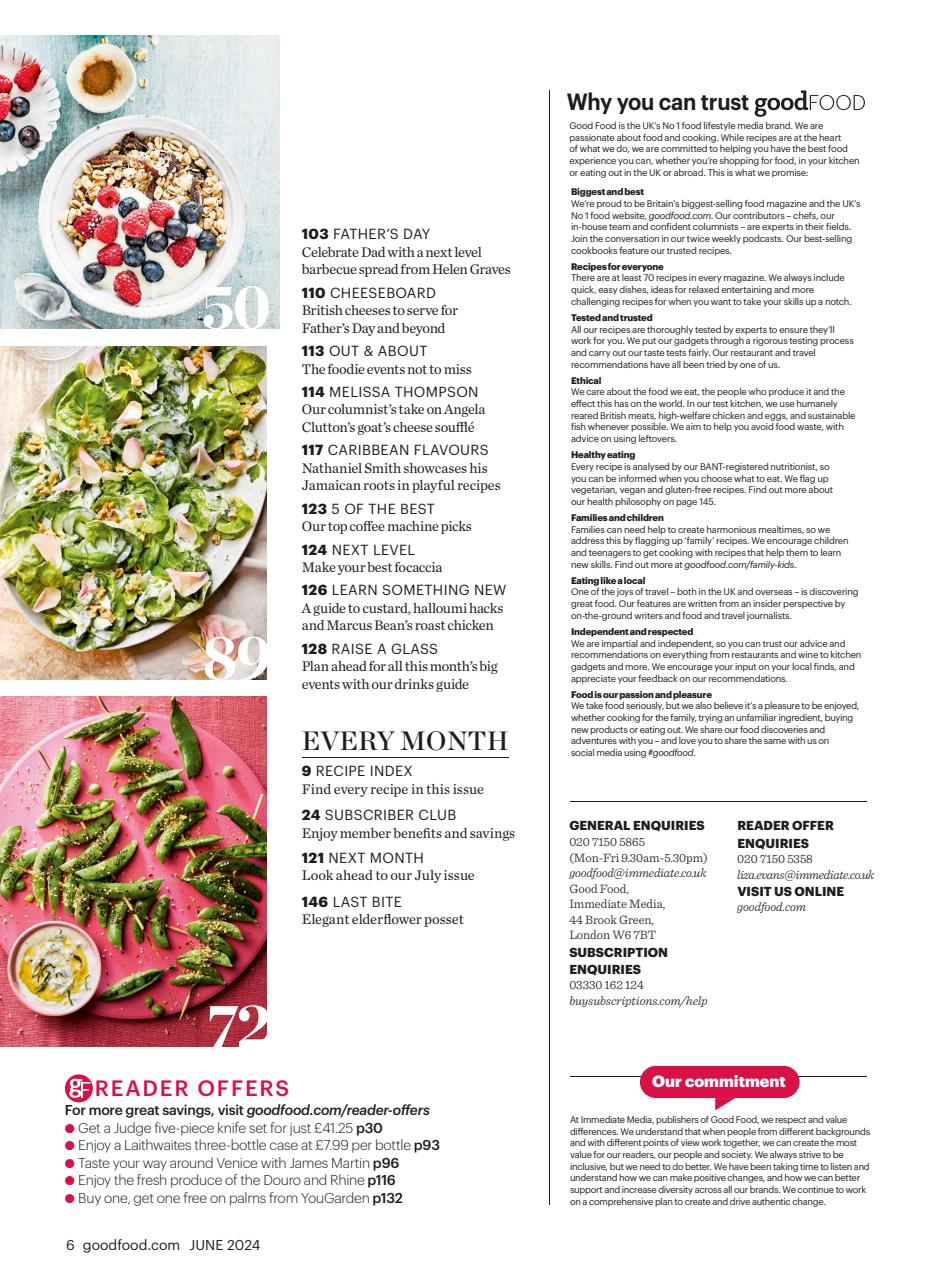 Good Food Magazine Preview Pages