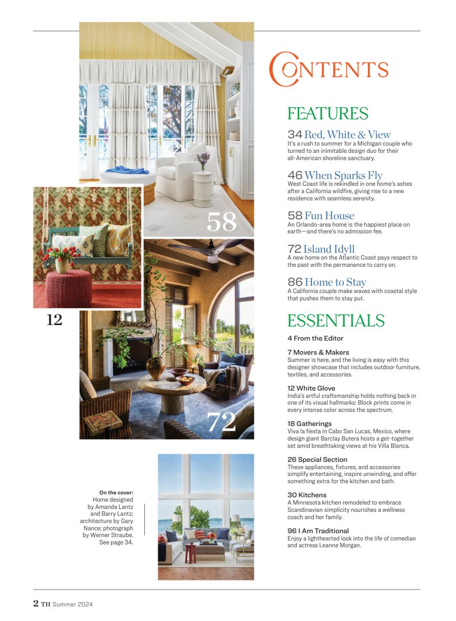 Traditional Home Preview Pages