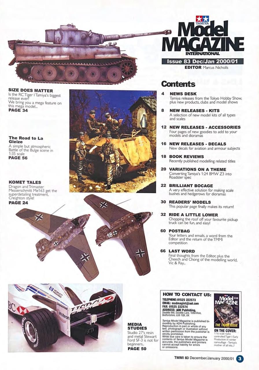 Tamiya Model Magazine Preview Pages