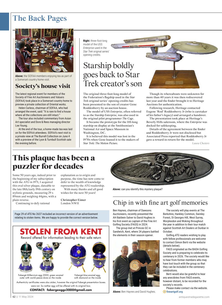 Antiques Trade Gazette Preview Pages