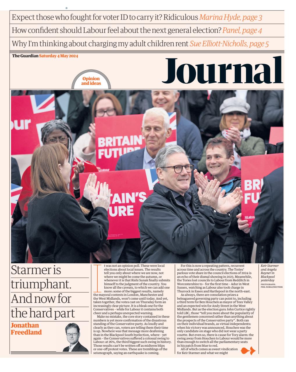 The Guardian Newspaper Preview Pages