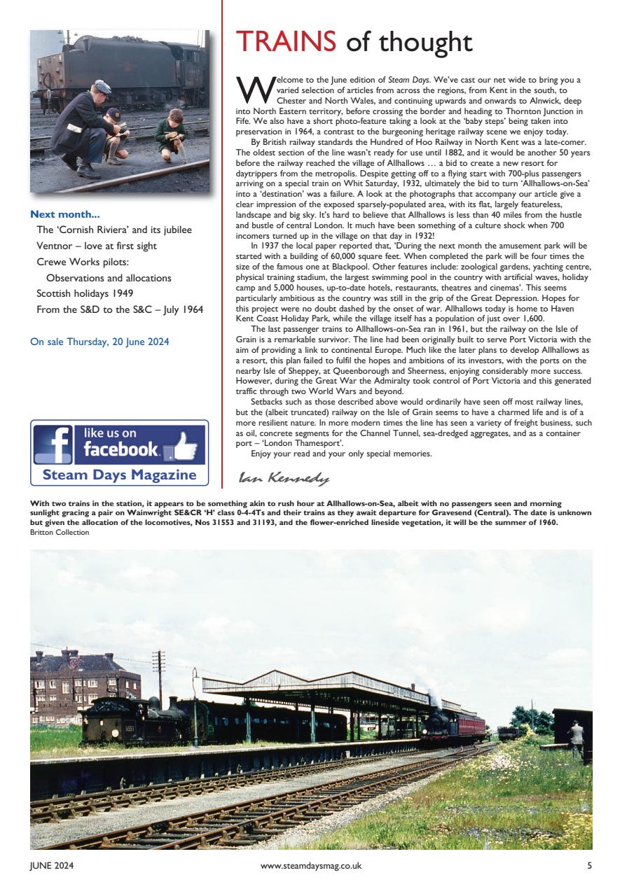 Steam Days Preview Pages