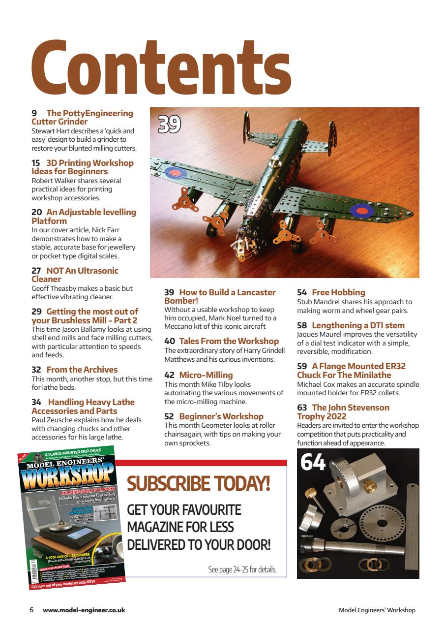 Model Engineer & Workshop Magazine Preview Pages