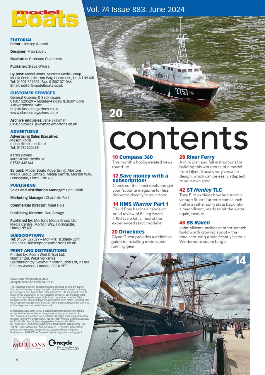 Model Boats Preview Pages