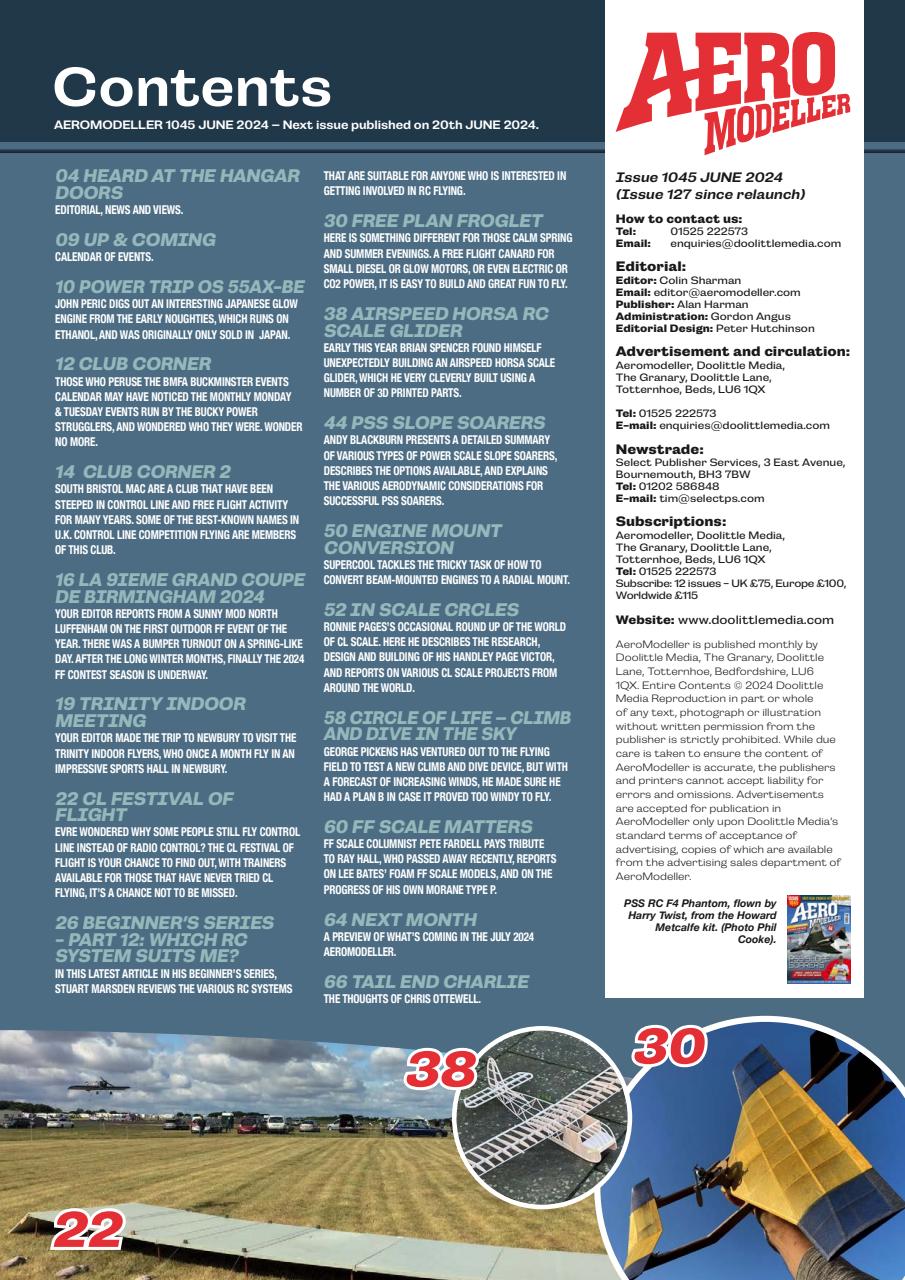 AeroModeller Preview Pages
