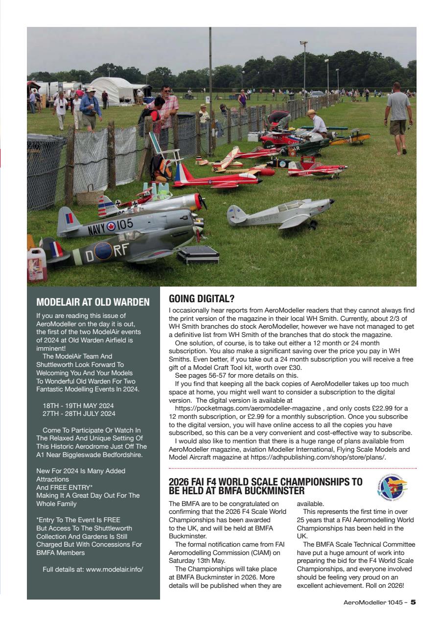 AeroModeller Preview Pages