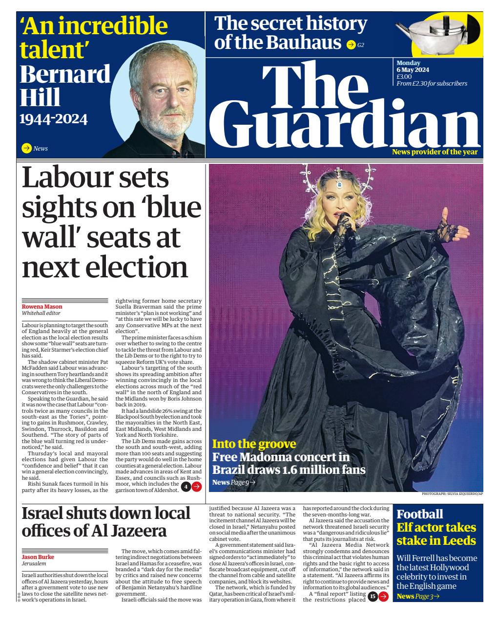 The Guardian Newspaper Preview Pages