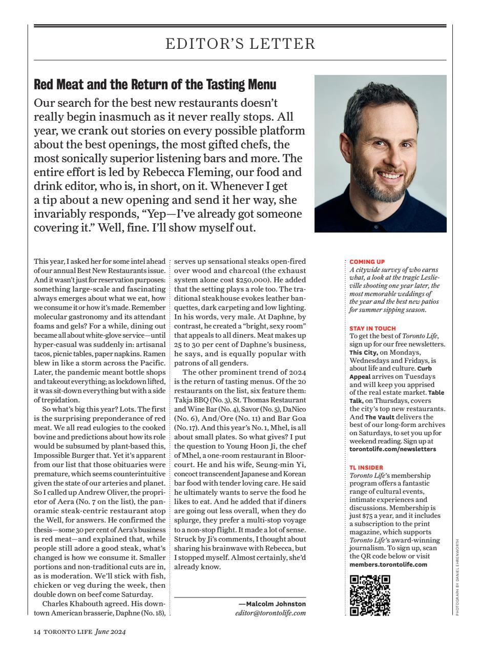 Toronto Life Preview Pages