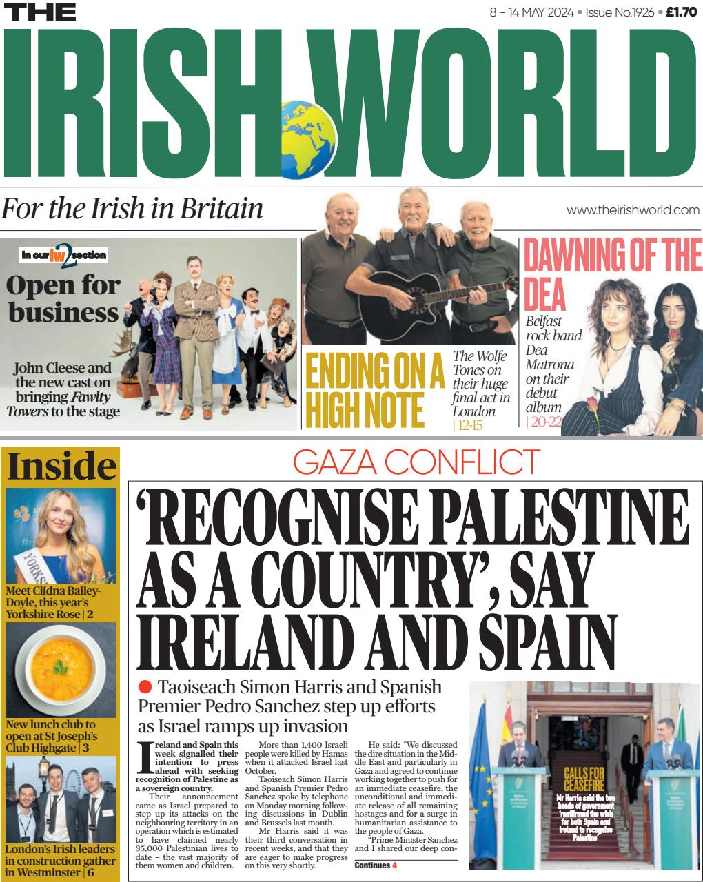 Irish World Preview Pages