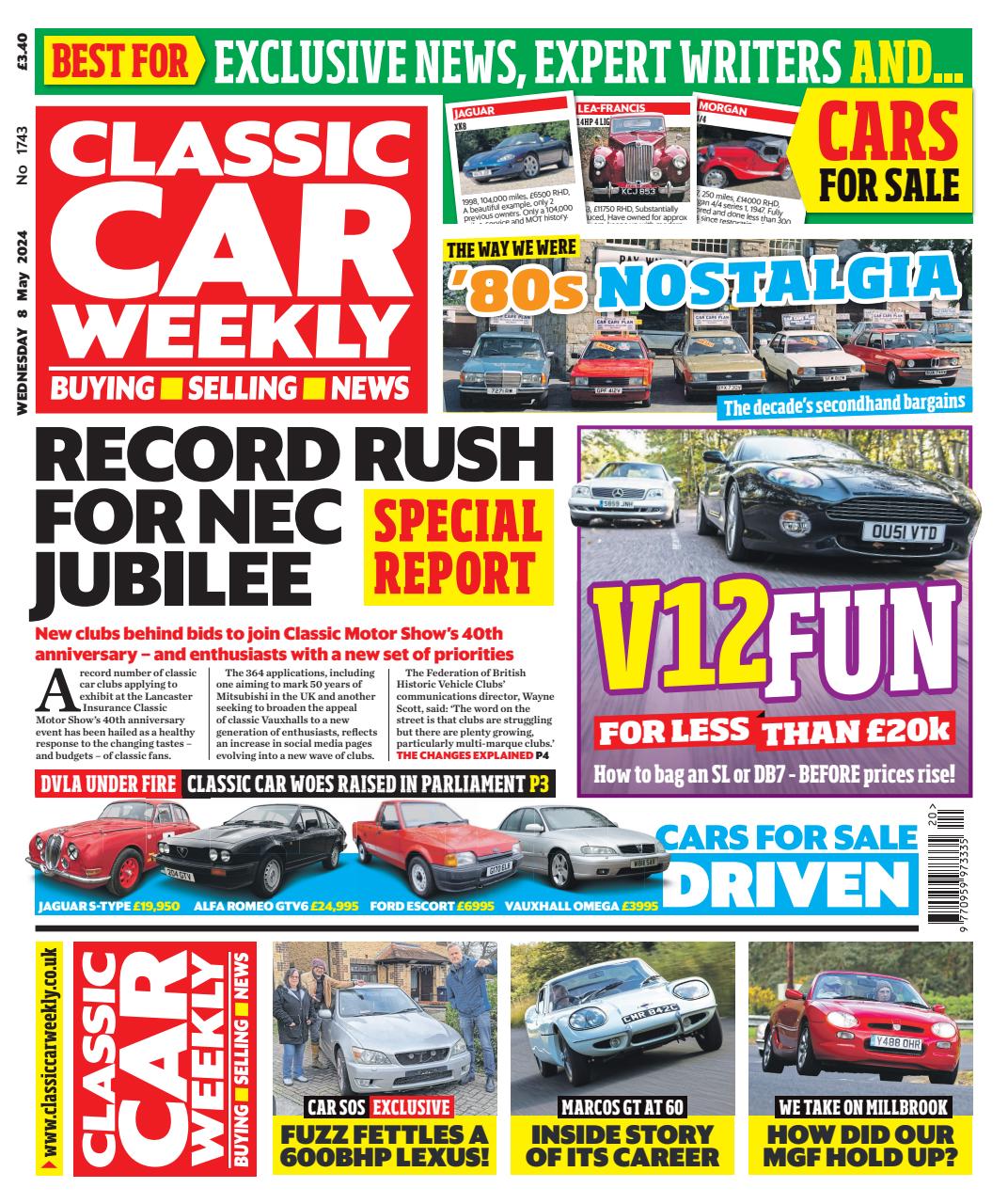Classic Car Weekly Preview Pages