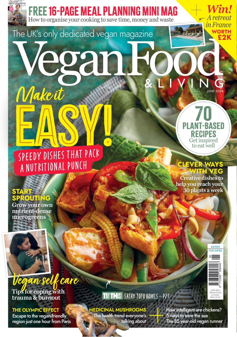 Vegan Food & Living Magazine Preview Pages