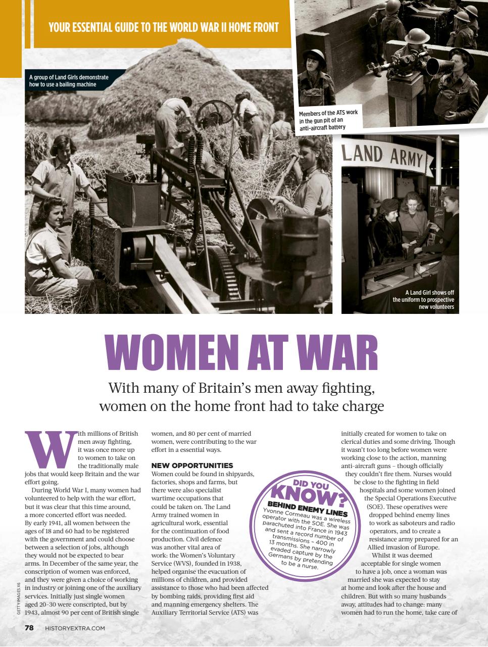 BBC History Magazine Preview Pages