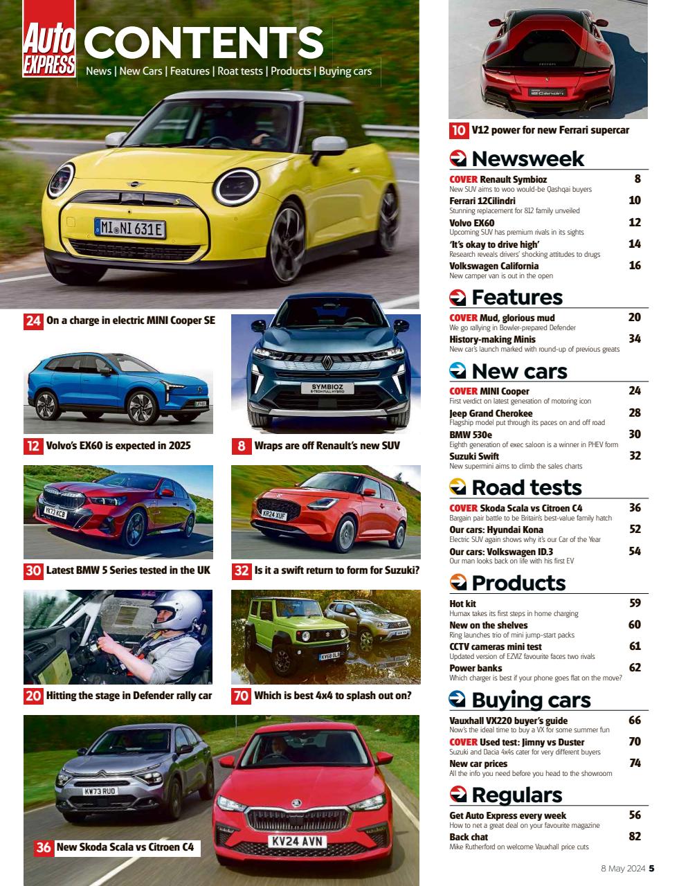 Auto Express Preview Pages