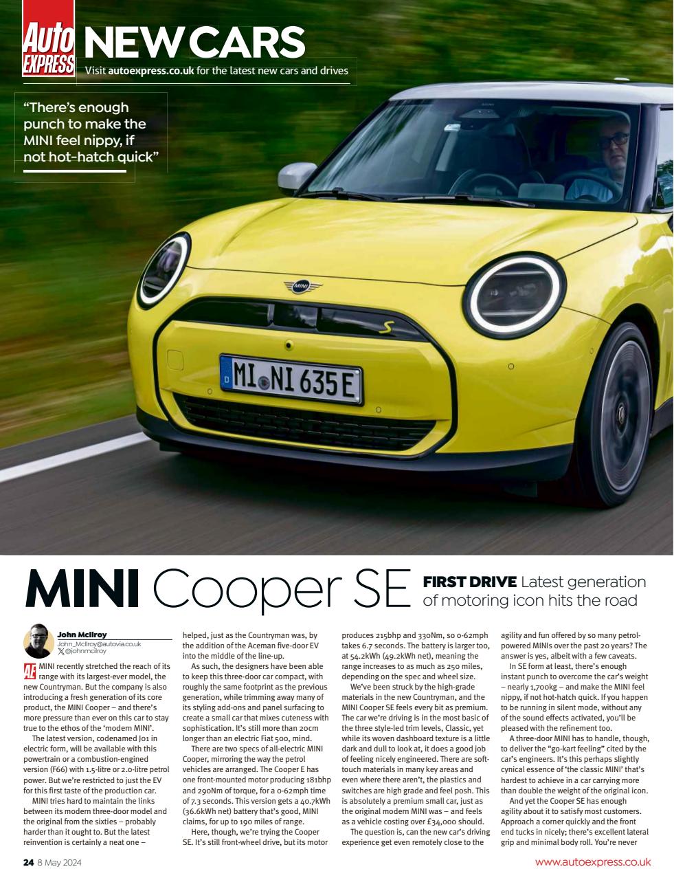 Auto Express Preview Pages