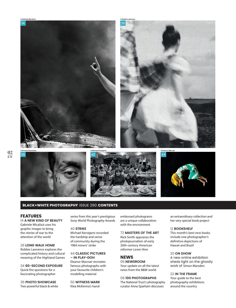 Black+White Photography Preview Pages